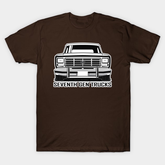 Seventh Gen Truck / Bullnose Grille 1980 - 1986 T-Shirt by RBDesigns